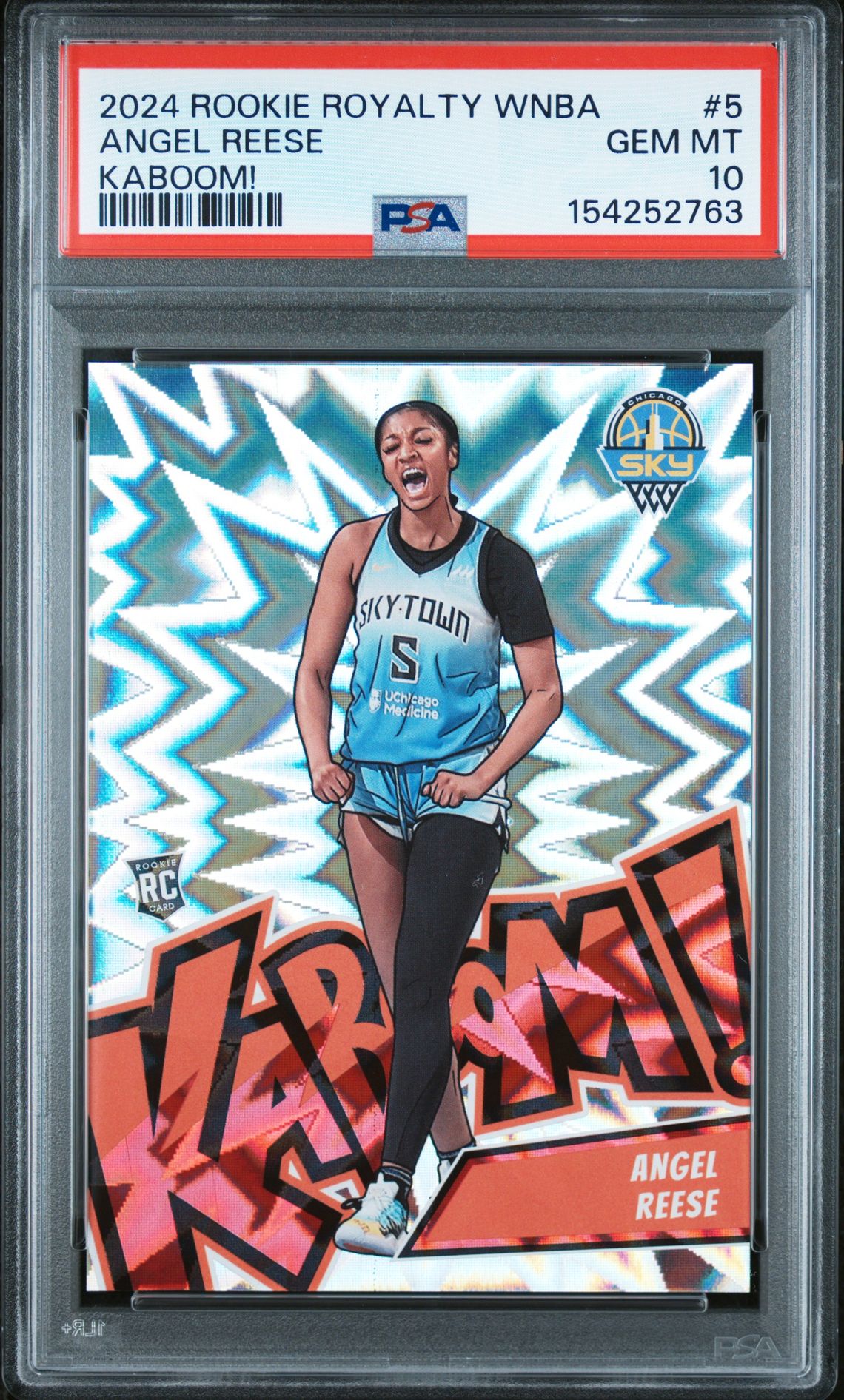 2024 Panini PANINI ROOKIE ROYALTY WNBA KABOOM! #5 Angel Reese front