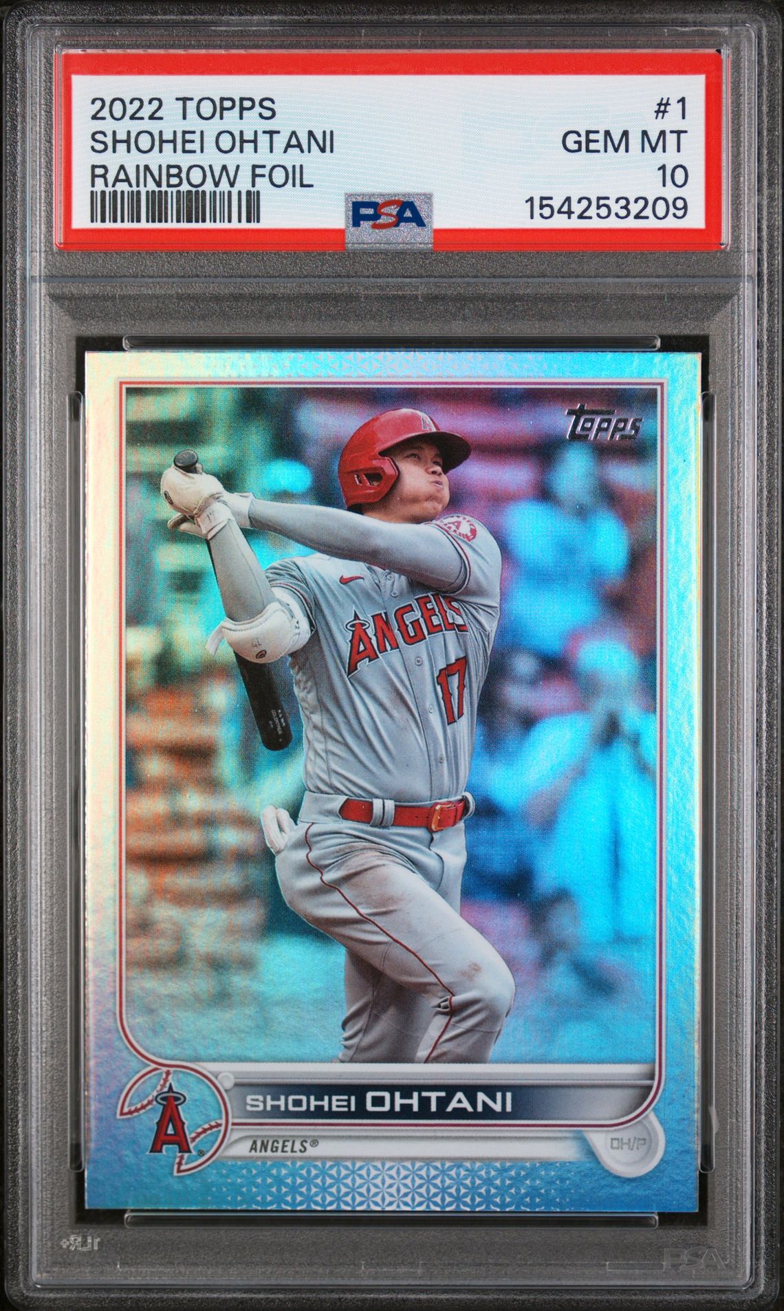 2022 Topps TOPPS Foil #1 Shohei Ohtani front