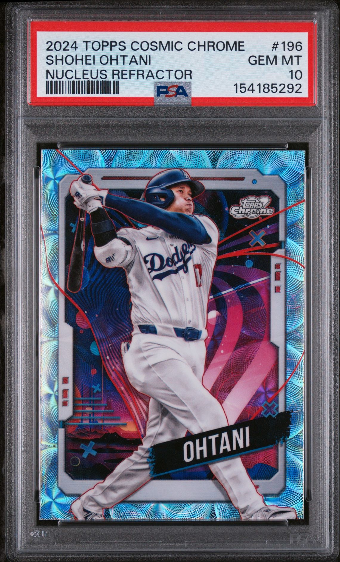 2024 Topps TOPPS COSMIC CHROME NUCLEUS REFRACTOR #196 Shohei Ohtani front
