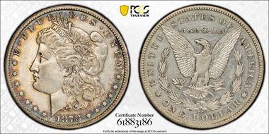 1878-CC $1 XF45