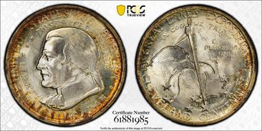 1936 50C Cleveland MS67