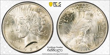 1925 $1 MS63