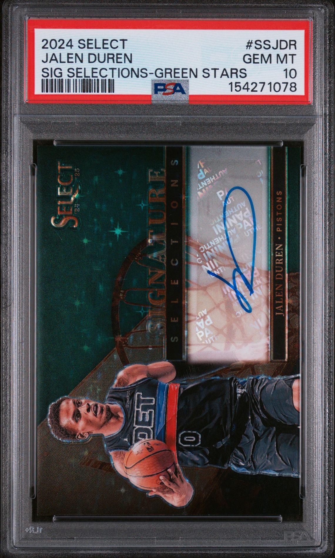 2024 Panini Panini Select Signature Selections #SSJDR Jalen Duren front