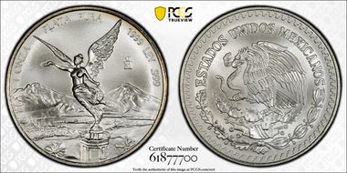 1999-Mo Onza Libertad Ag MS68