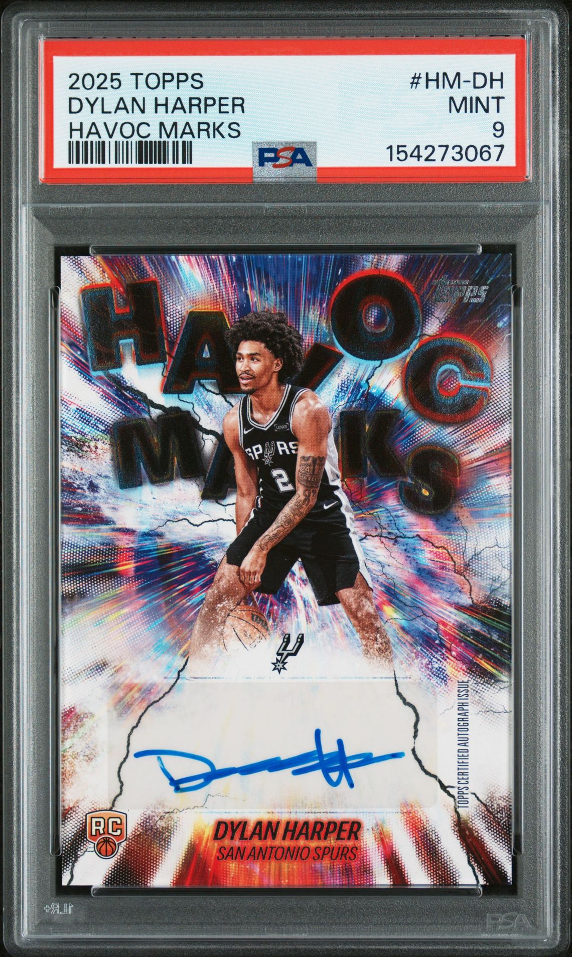 2025 Topps TOPPS HAVOC MARKS #HM-DH Dylan Harper front