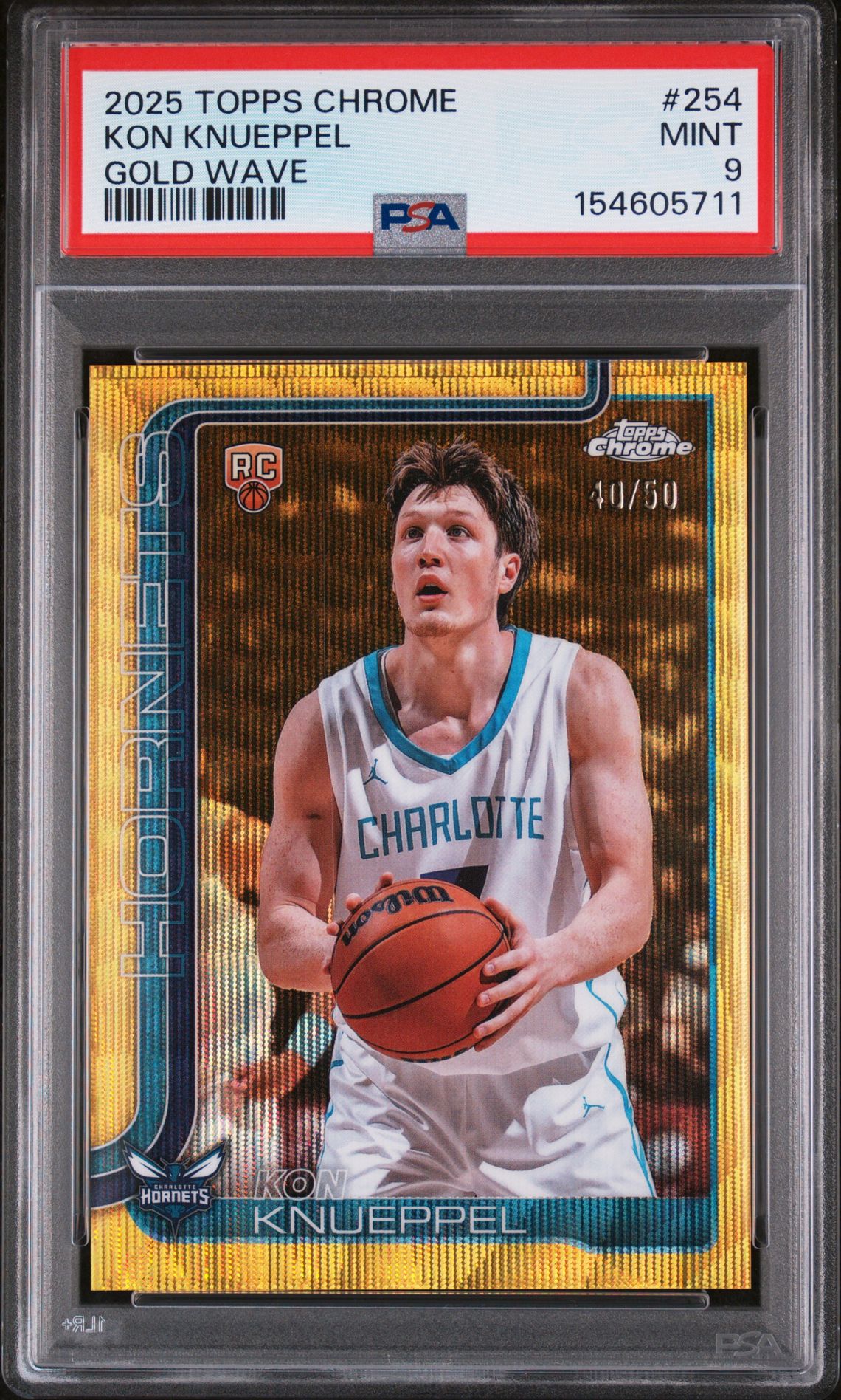 2025 Topps TOPPS CHROME Wave #254 Kon Knueppel front