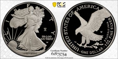 2026-W $1 Silver Eagle w/ Liberty Bell 250 Privy First Strike PR69DCAM