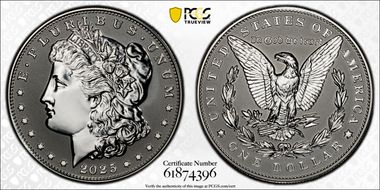 2025-S $1 Morgan Dollar Rev PR Two-Coin Reverse Proof Set PR69