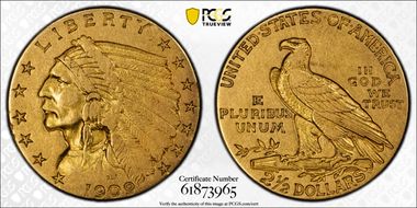 1909 $2.50 N1