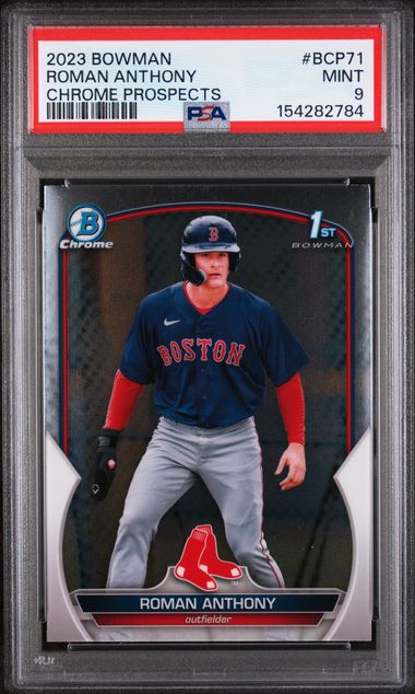 2023 Bowman Bowman Sapphire Chrome #BCP71 Anthony front