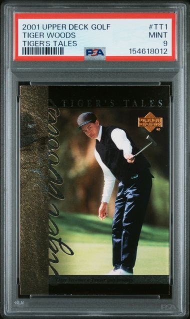 2001 Upper Deck #TT1 Tales Tiger Woods front