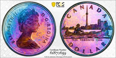 1984 S$1 Toronto PR67