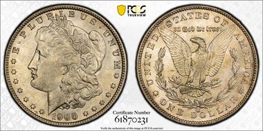 1900-O/CC $1 VAM 8A MS63