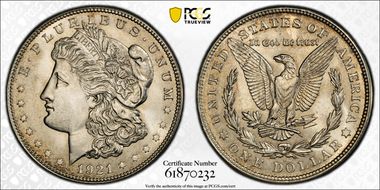 1921-D $1 MS66