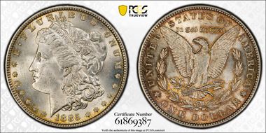 1885 $1 MS64