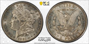 1881-S $1 AU55