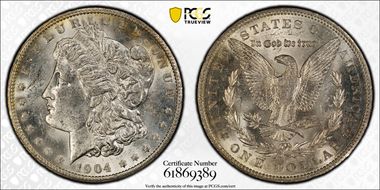 1904-O $1 MS60