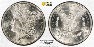 1882-S $1 MS62