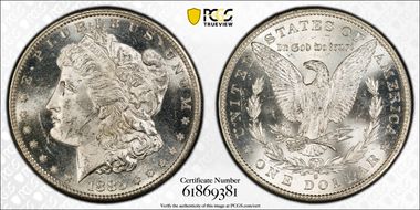 1885-S $1 MS62