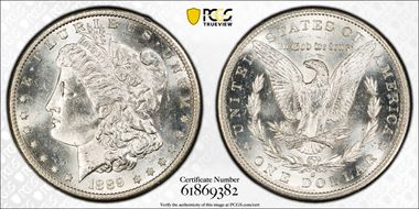 1889-S $1 MS62