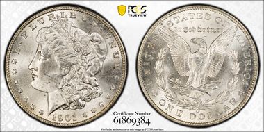 1901-O $1 MS63