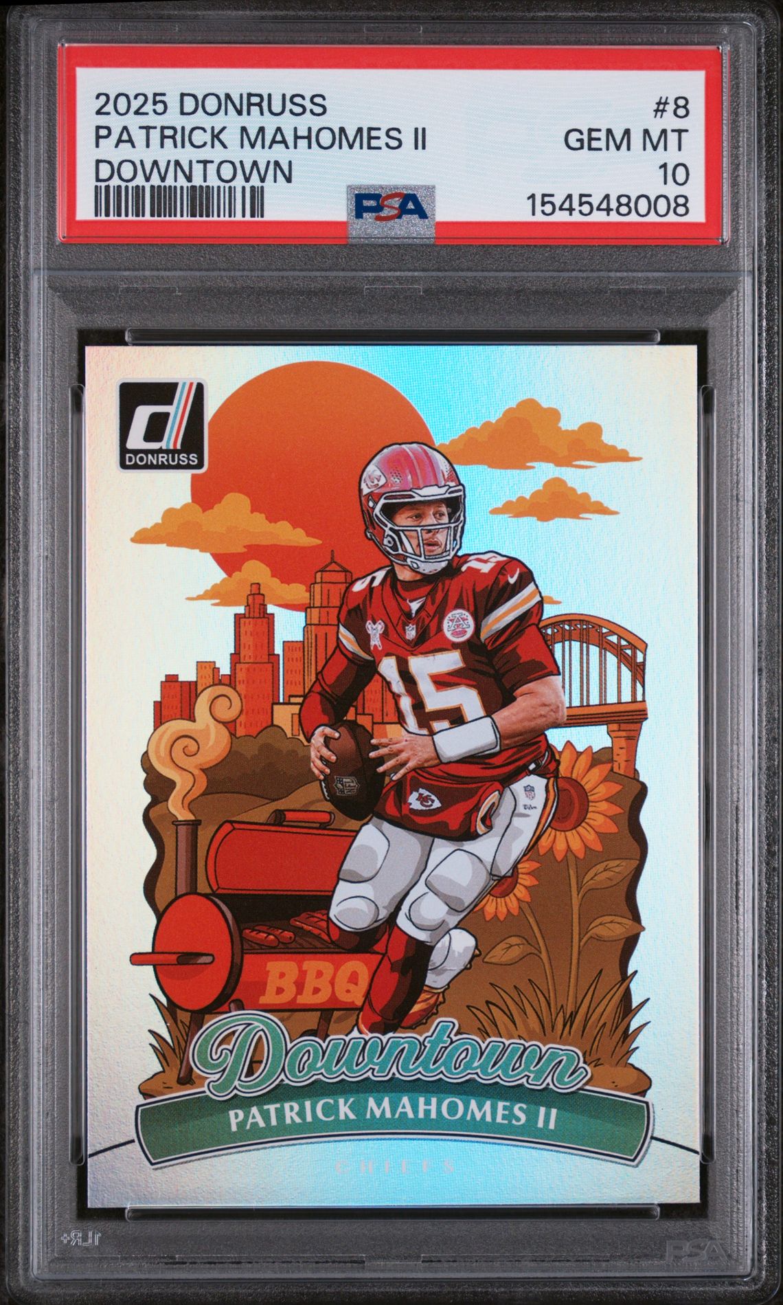 2025 Panini PANINI DONRUSS DOWNTOWN #8 Patrick Mahomes Ii front