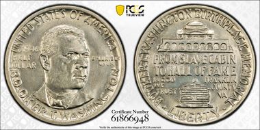 1946 50C Booker T. Washington N1