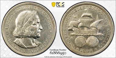 1892 50C Columbian N1