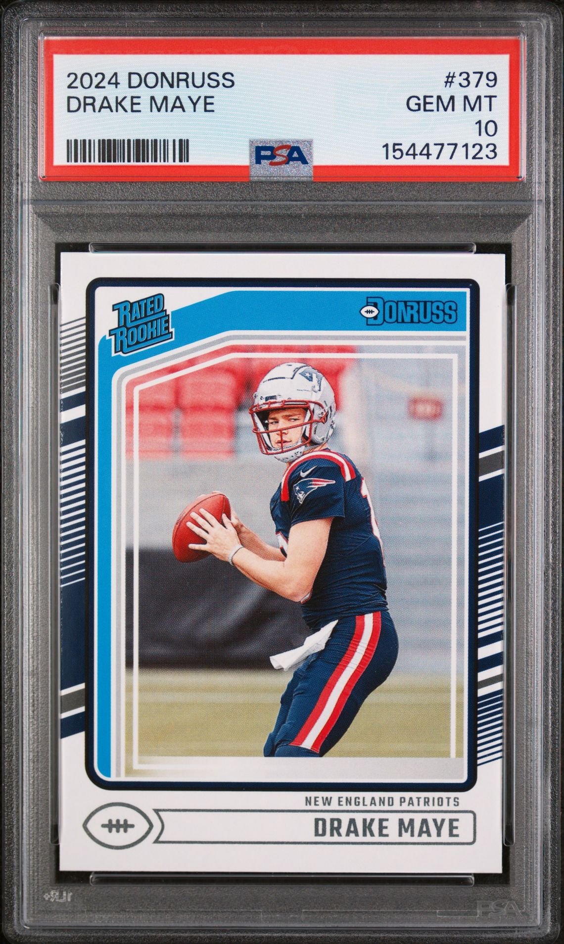 2024 Panini PANINI DONRUSS OPTIC PREVIEW-PINK #379 Drake Maye front