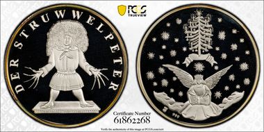 (2002) Medal  Slovenly Peter Ag Berlin Mint PR69DCAM