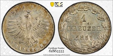 1855 Kreuzer MS65