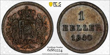 1840 Heller MS63BN