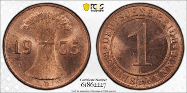 1935-D Rcpfg J-313 MS64RB