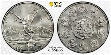 2009-Mo Onza Libertad Ag MS66