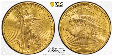 1928 $20 MS62
