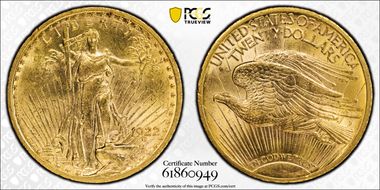 1922 $20 MS61
