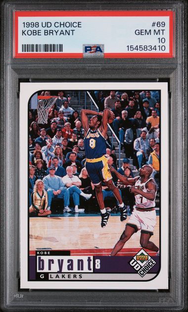 1998 UD CHOICE #69 Kobe Bryant front