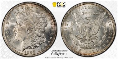 1893 $1 MS62