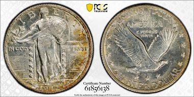 1927 25C MS63