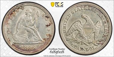 1846 25C AU55