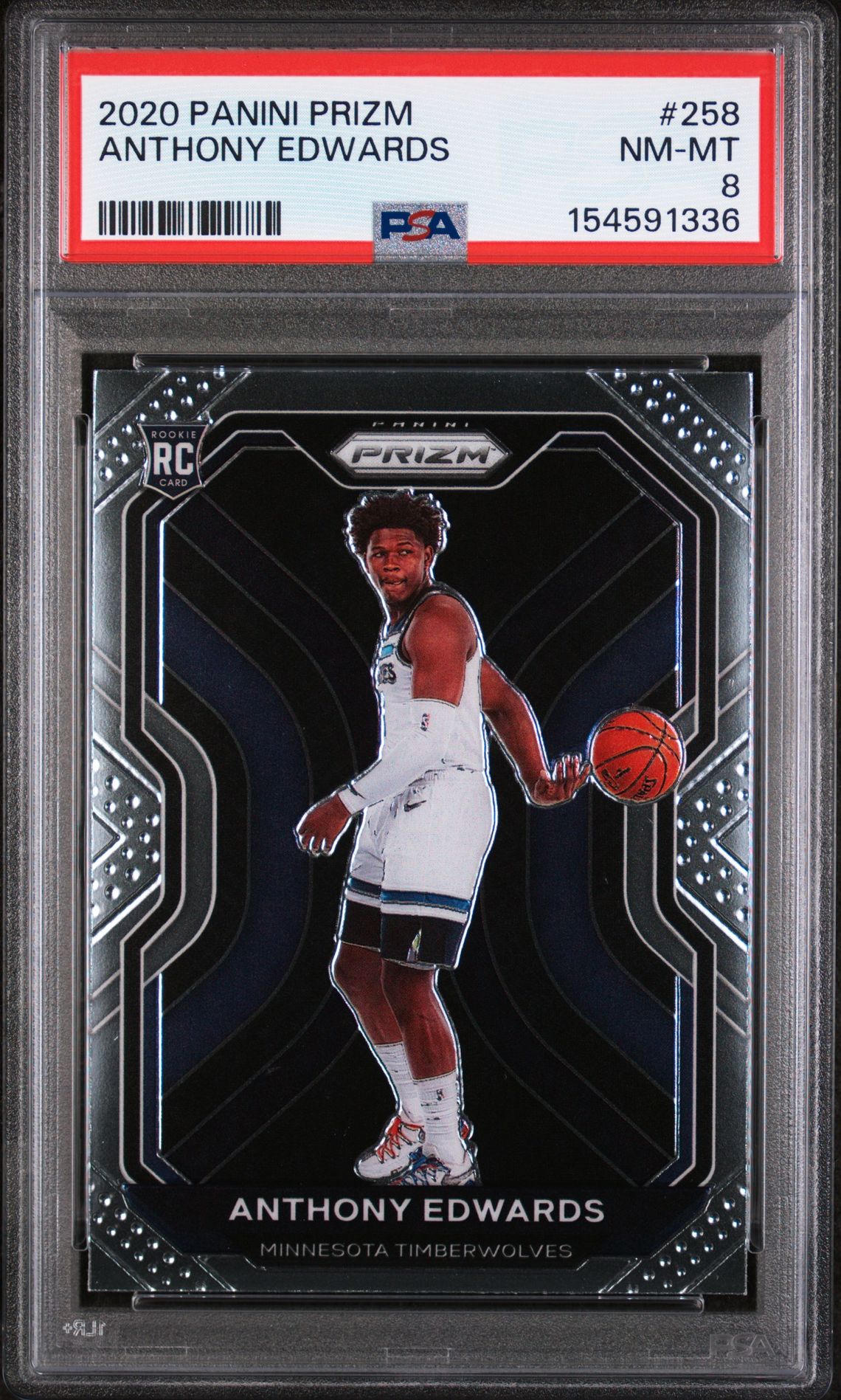 2020 Panini PANINI PRIZM #258 Anthony Edwards front