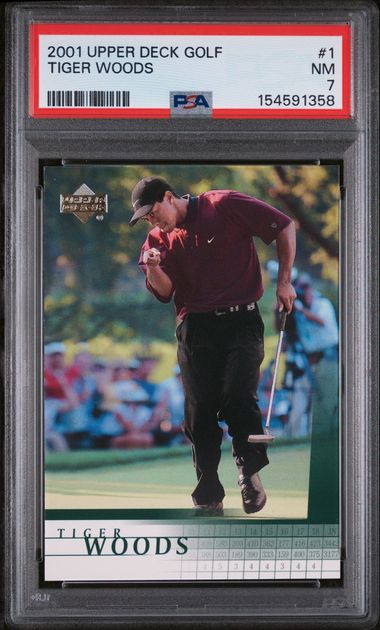 2001 Upper Deck UPPER DECK TIGER'S TALES #TT16 Tiger Woods front