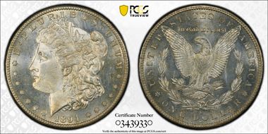 1894-S $1 MS65