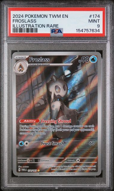 2024 Pokemon Twilight Masquerade Froslass Voveslro Snovuol ILLUSTRATION RARE #174 Froslass front