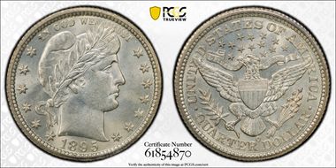 1895-O 25C MS63