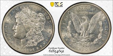 1904-S $1 AU55