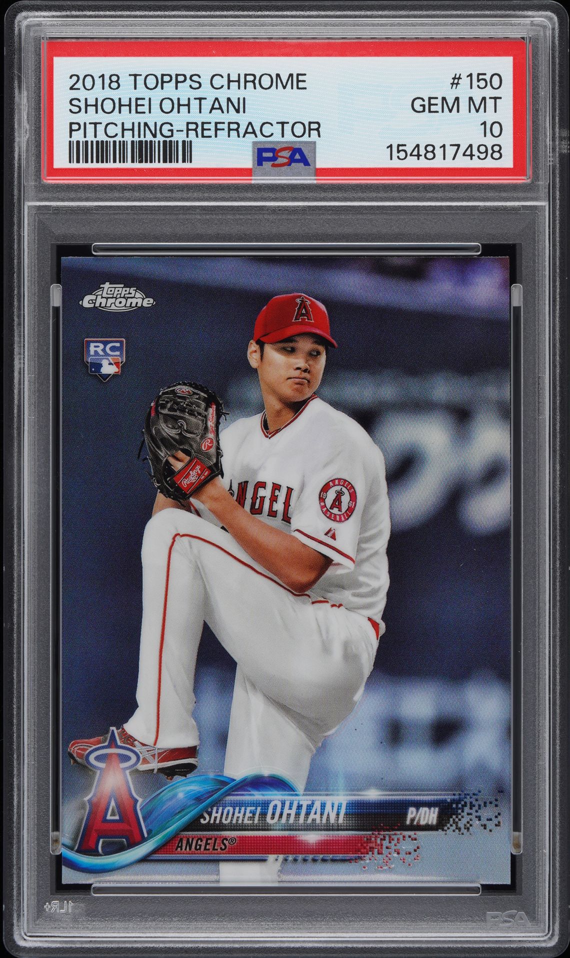 2018 Topps Topps Chrome REFRACTOR #150 Shohei Ohtani front