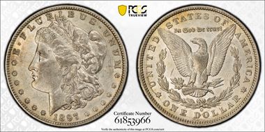 1897-O $1 AU50