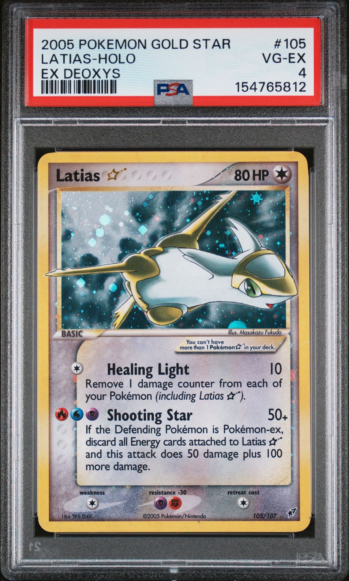 LATIAS-HOLO POKEMON EX DEOXYS 2005