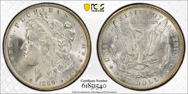 1889 $1 MS65